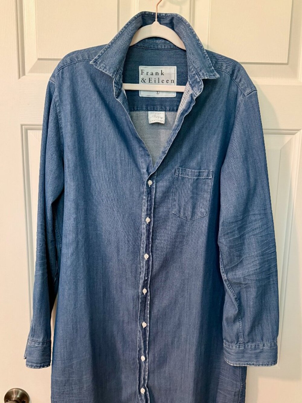 Frank & Eileen MARY Vintage Stonewashed Indigo, Famous Denim - Size L